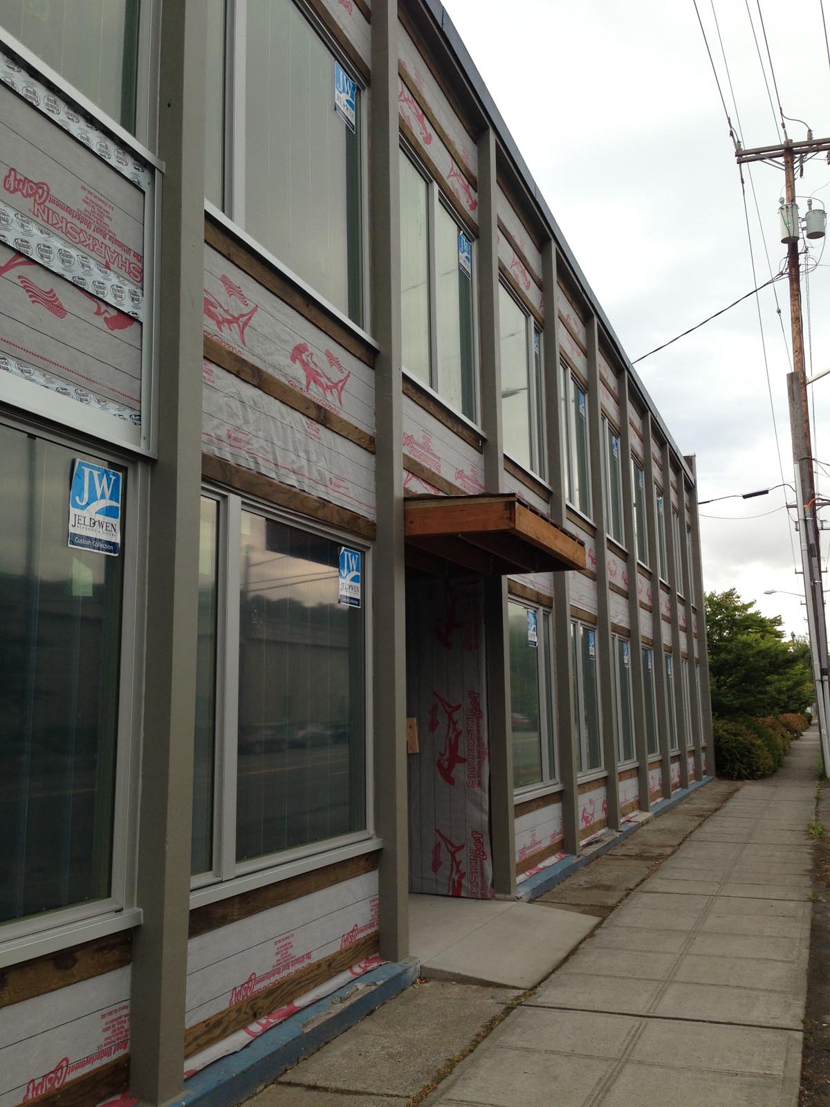 Barcodes West external entry way and window