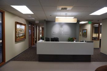 Mars Jewett reception and hallway