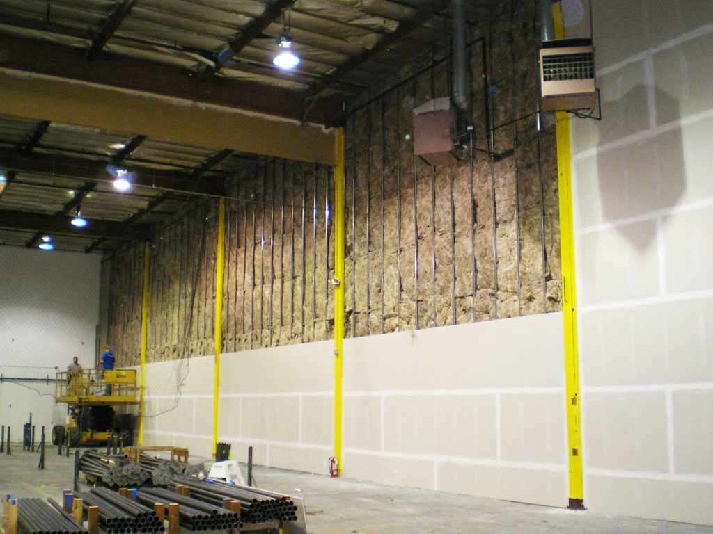 An industrial workspace under renovation