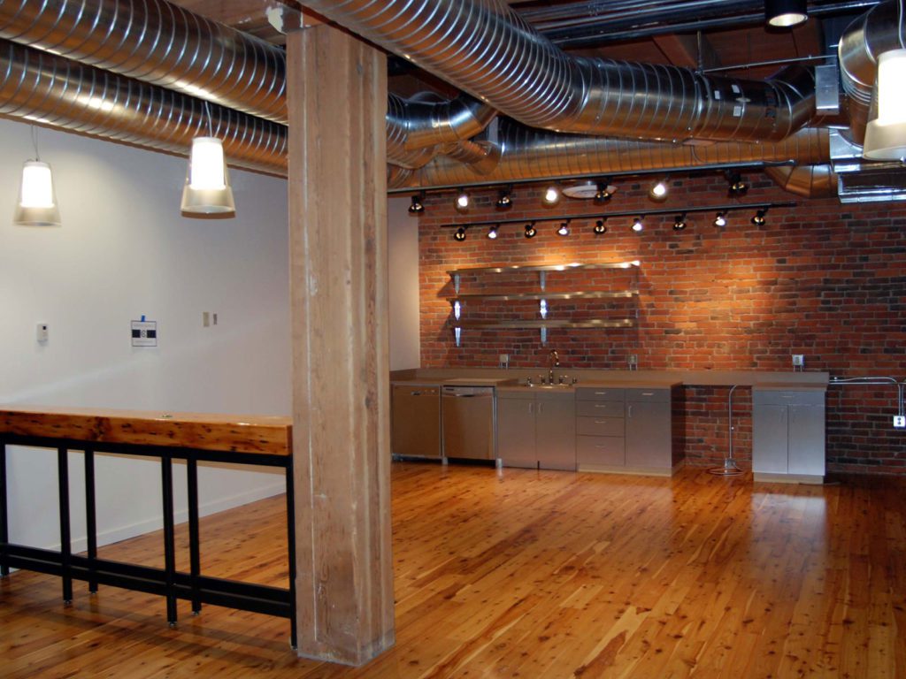 seismic work example: brick walls and wood floors